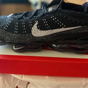 Nike Air Max Black with White Swoosh